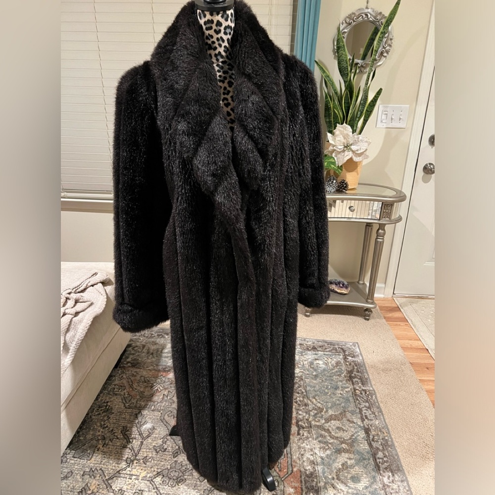 Monterey Fashions Vintage Faux Fur Coat